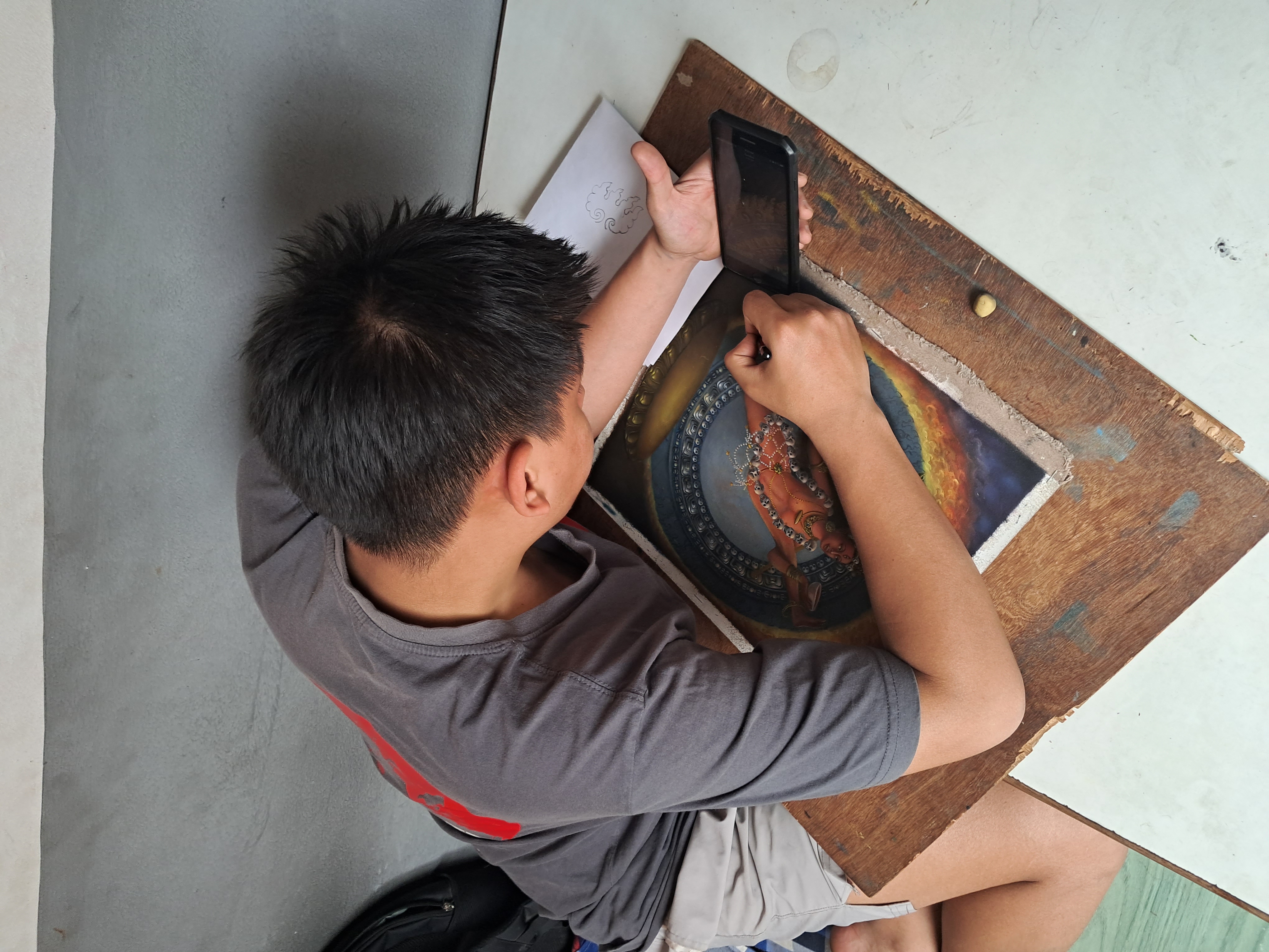 Artist Siddhartha Shakya