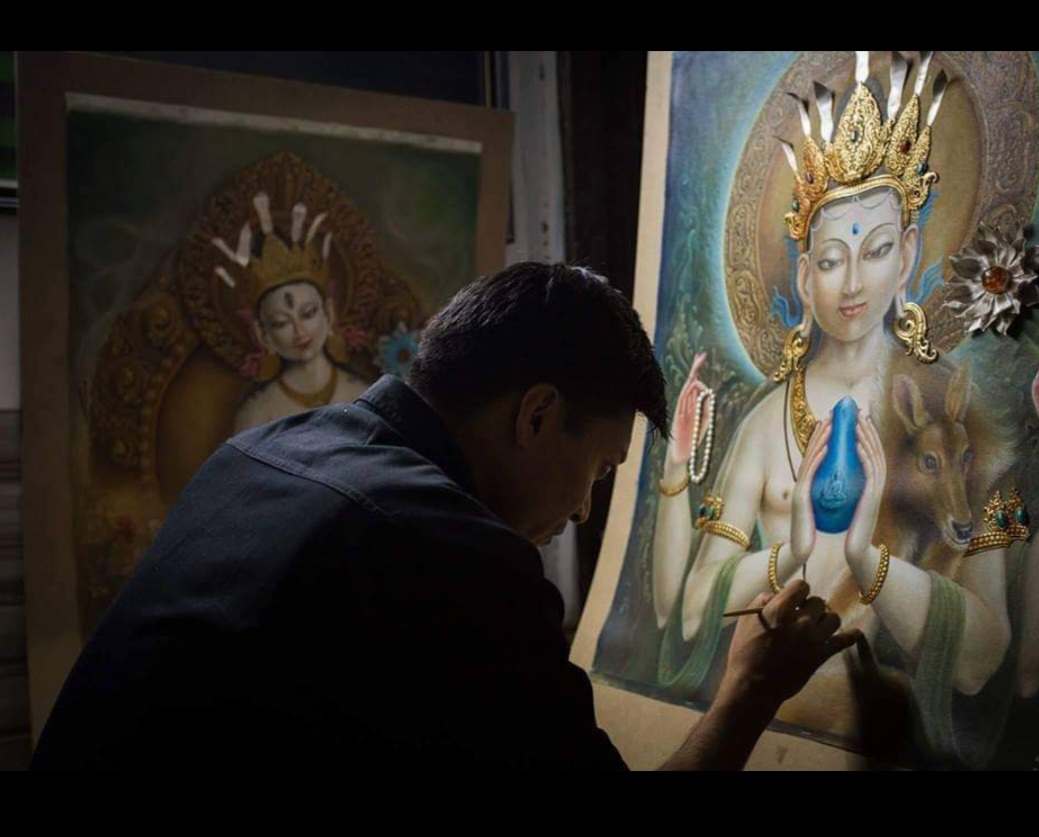 Artist Saziv Shakya